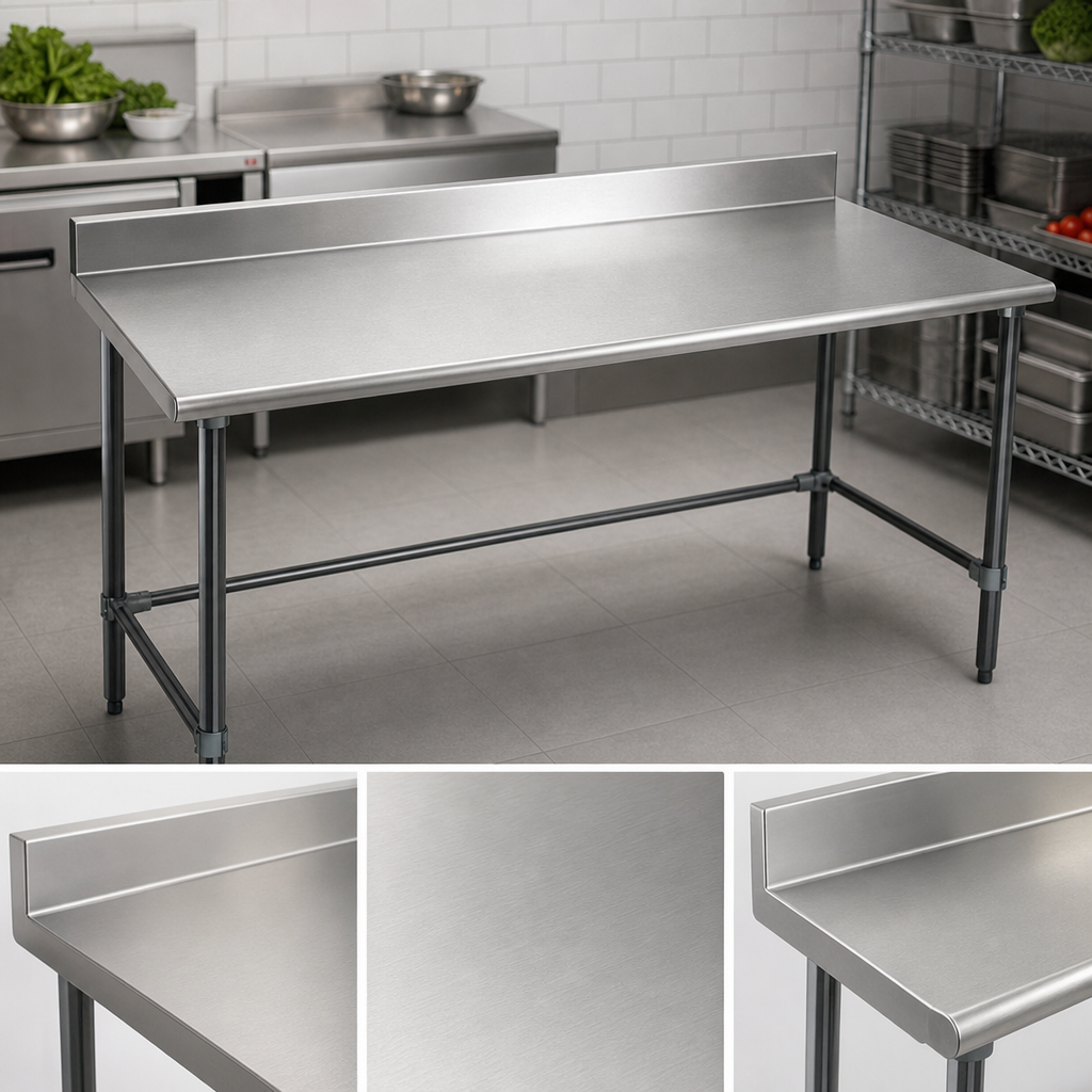 Reinforced Stainless Steel Top