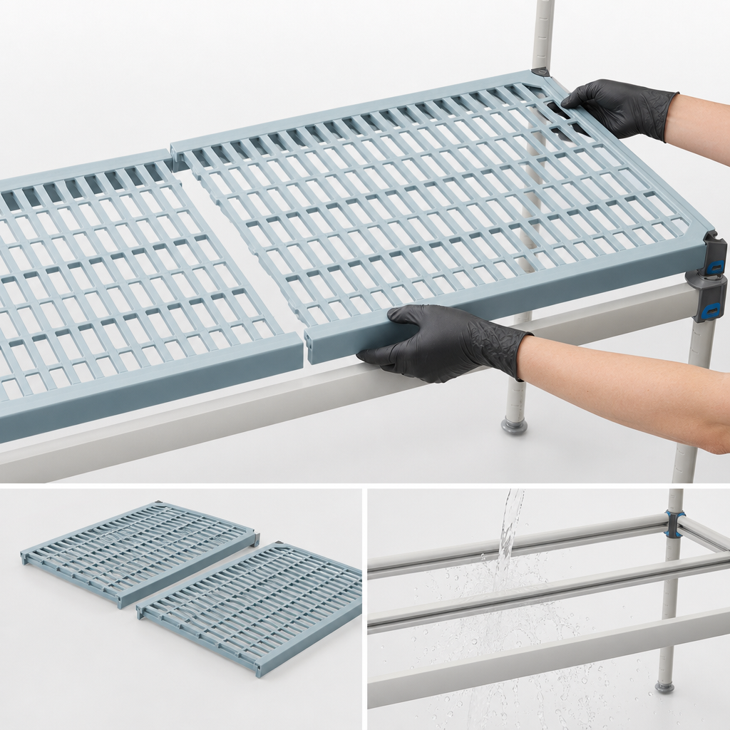 Removable Open-Grid Polymer Mats