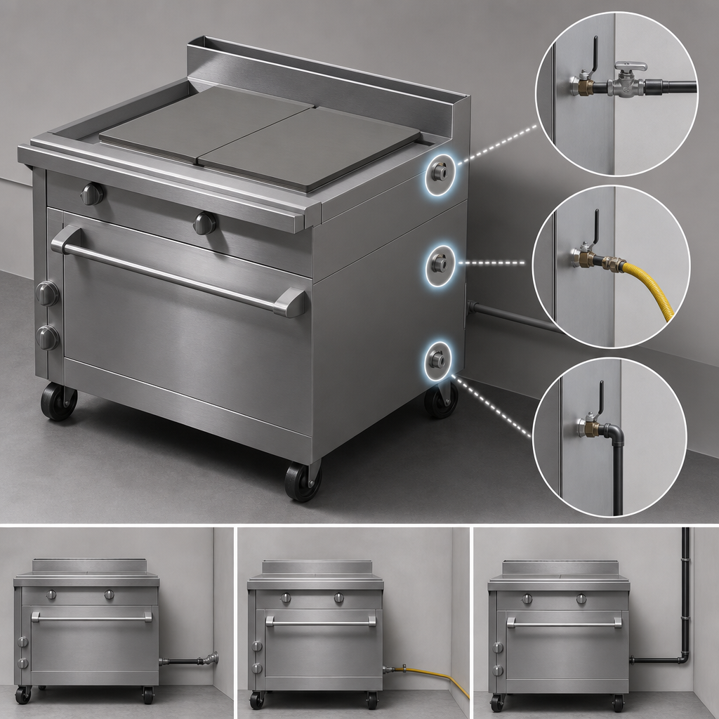 Variable Size Multi-Point Gas Connection