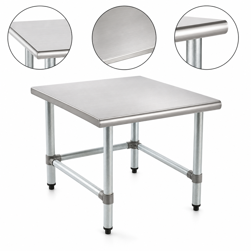 16-Gauge Stainless Steel Top