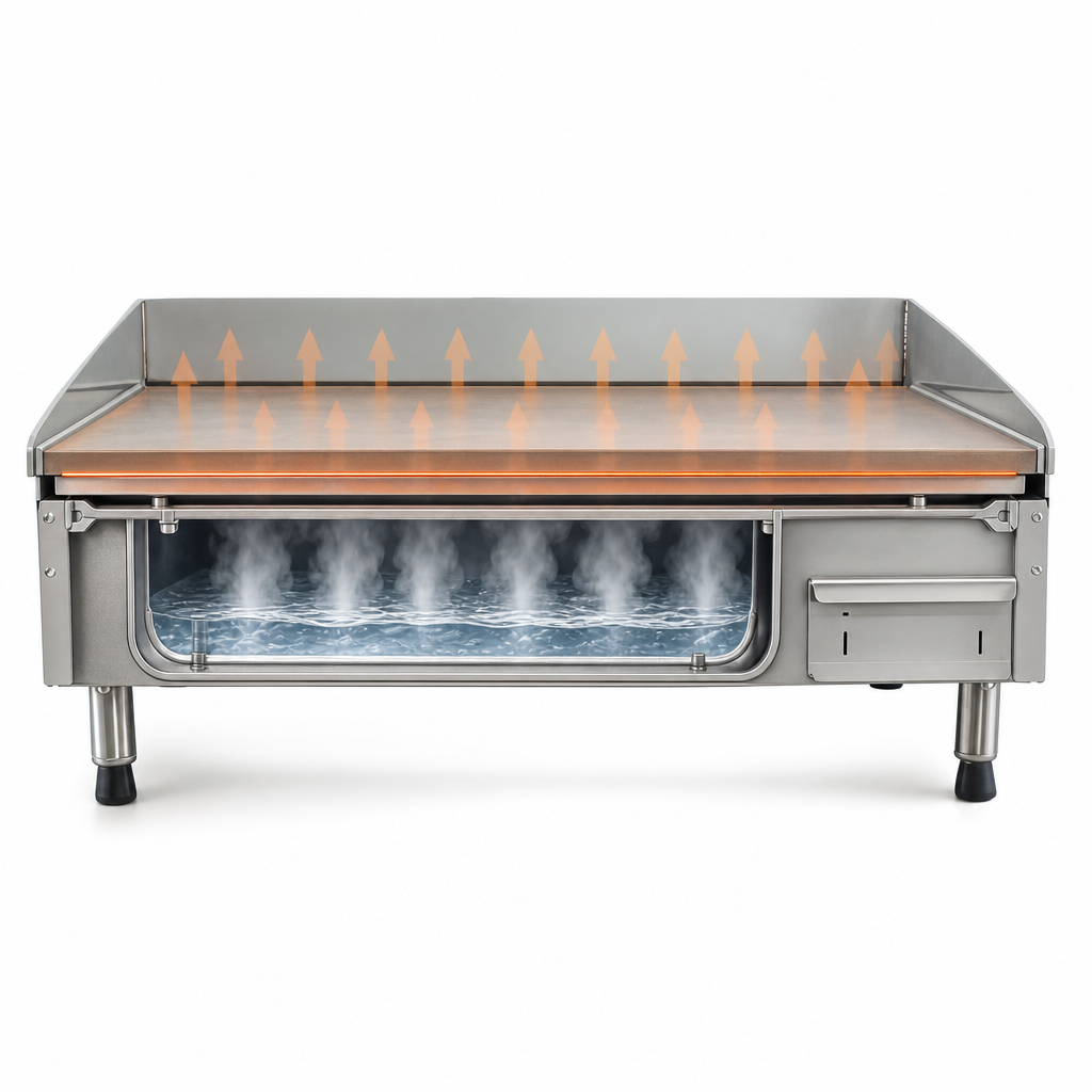 Steam-Heated Griddle Plate