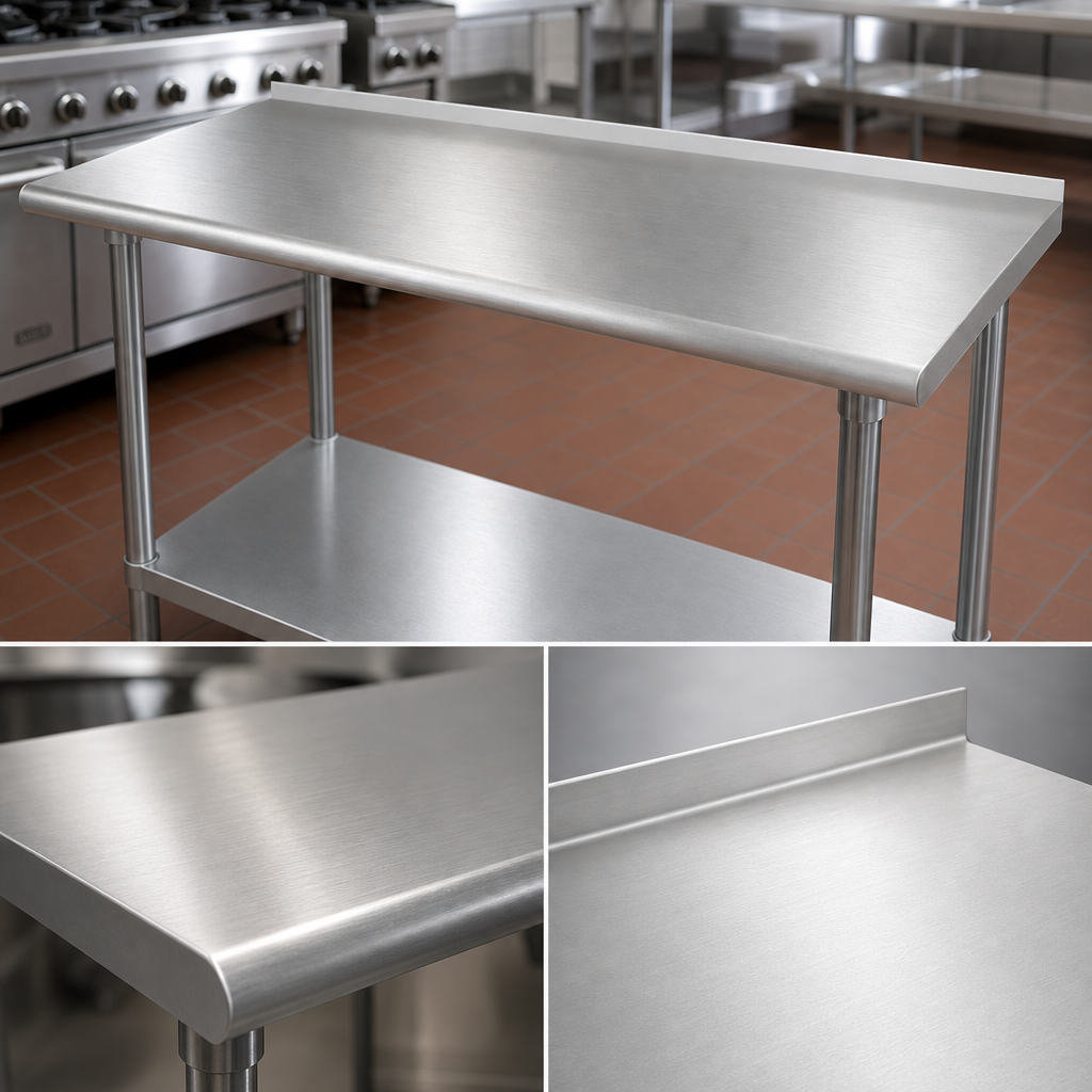 16-Gauge 430 Stainless Steel Top