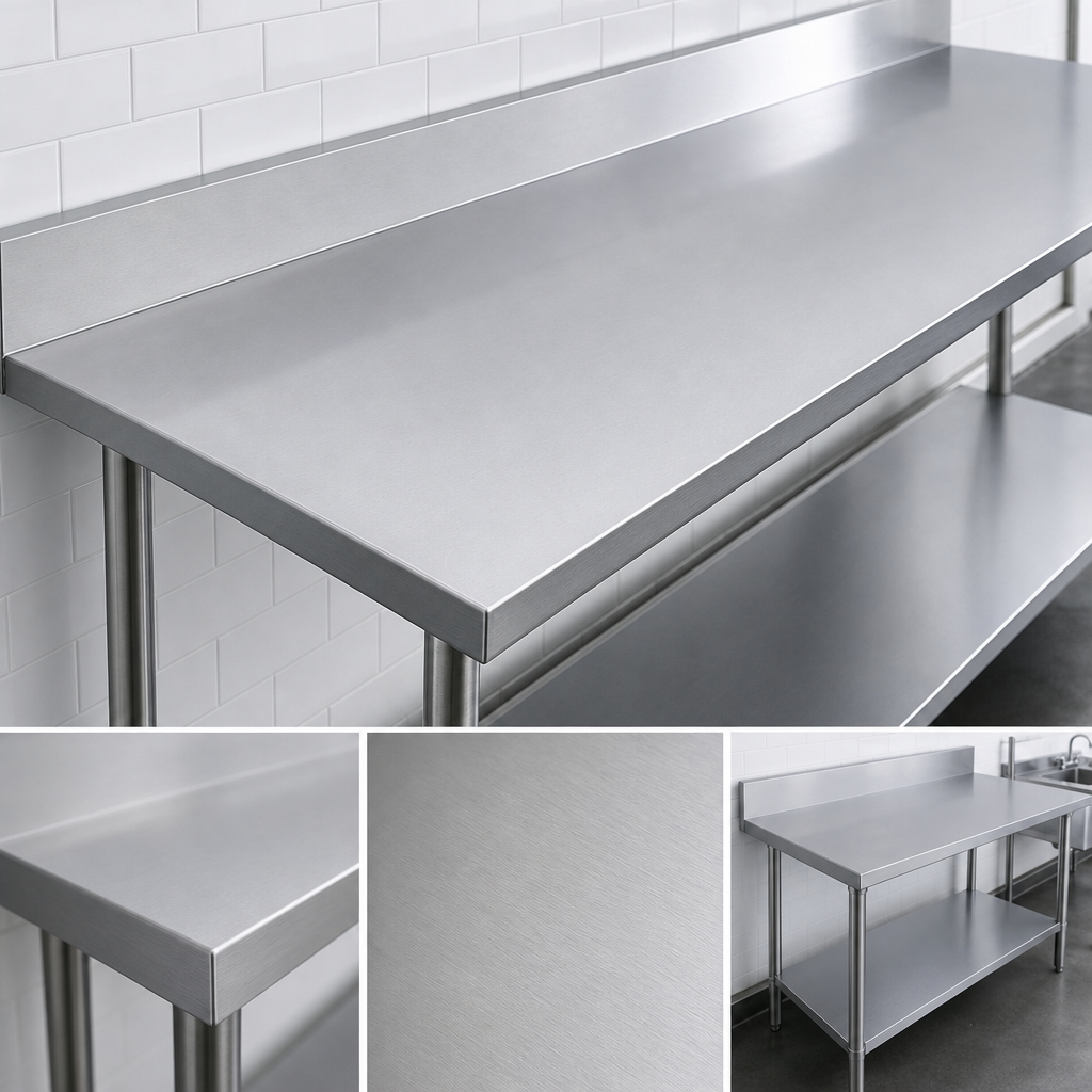16-Gauge 400-Series Stainless Steel Top