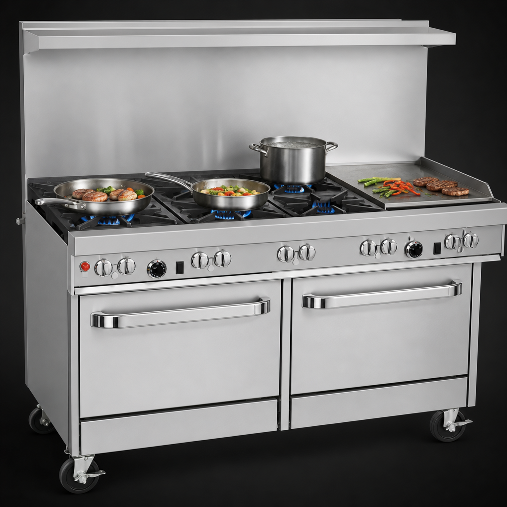 Four Open Burner Top