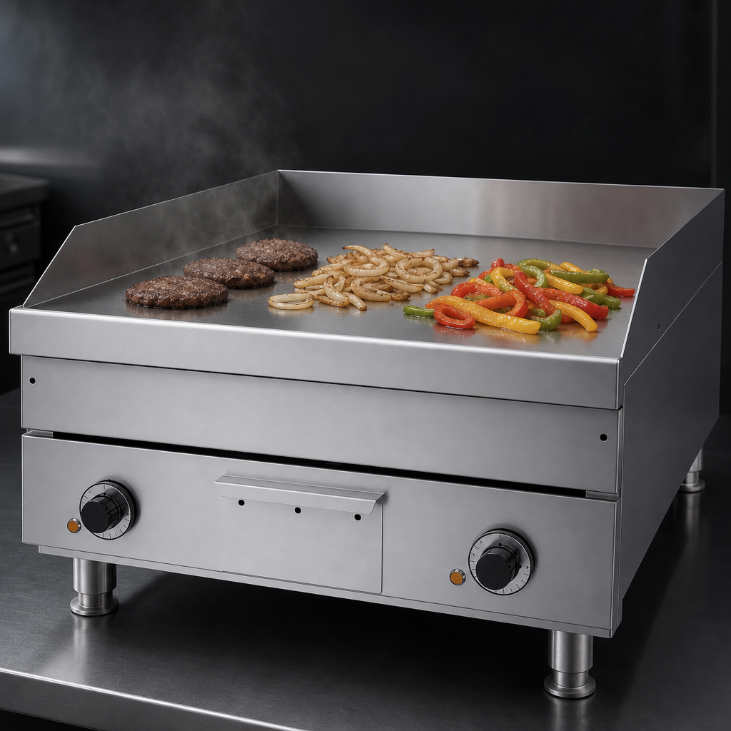 3/4-Inch Smooth Polished Steel Griddle Plate