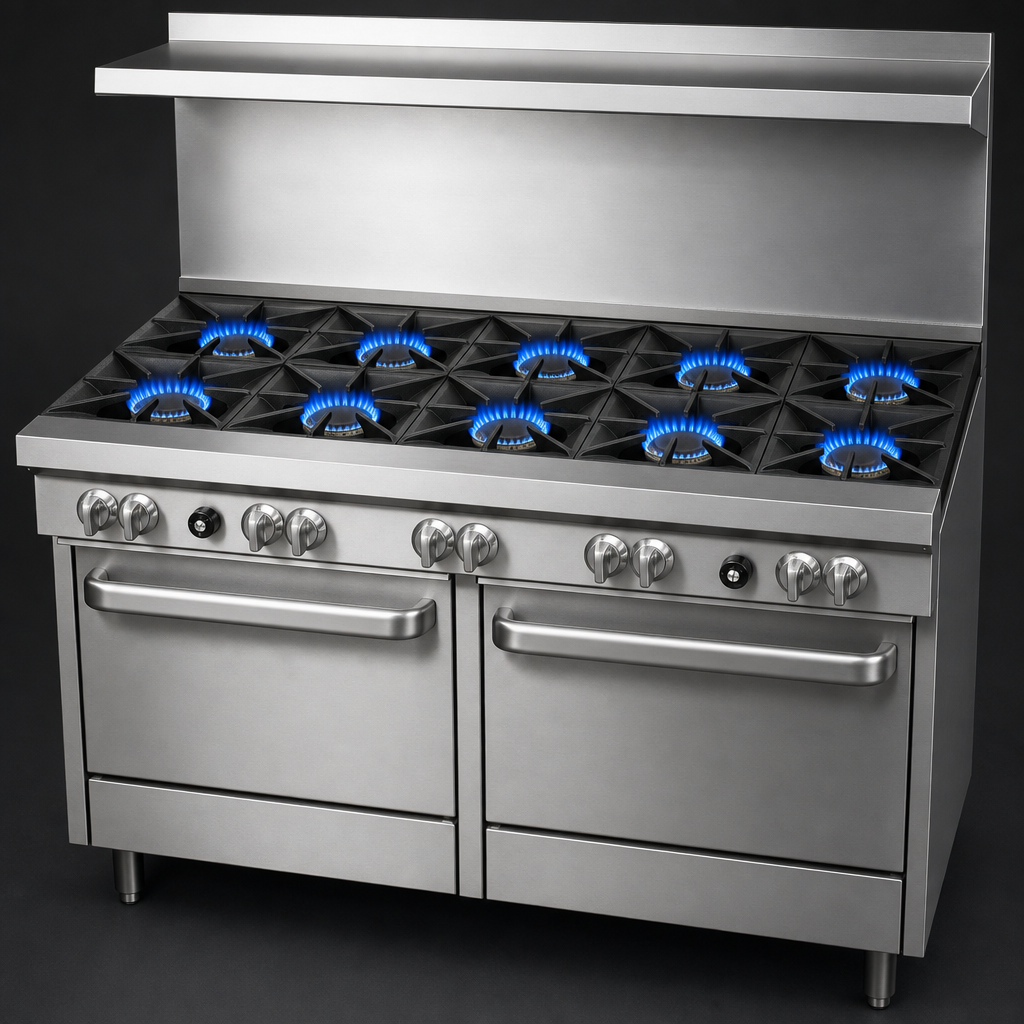 Ten Open Burners