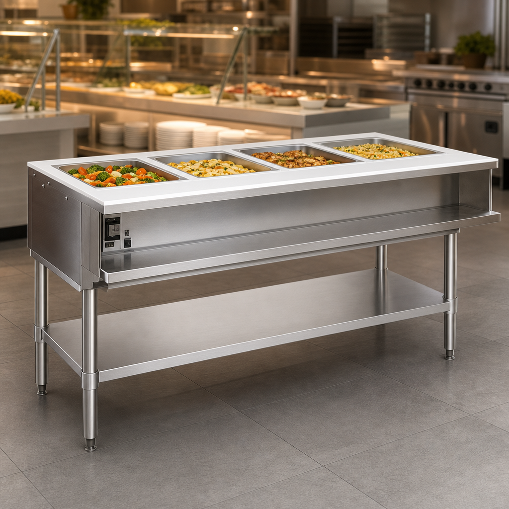 Water Bath Hot Food Table