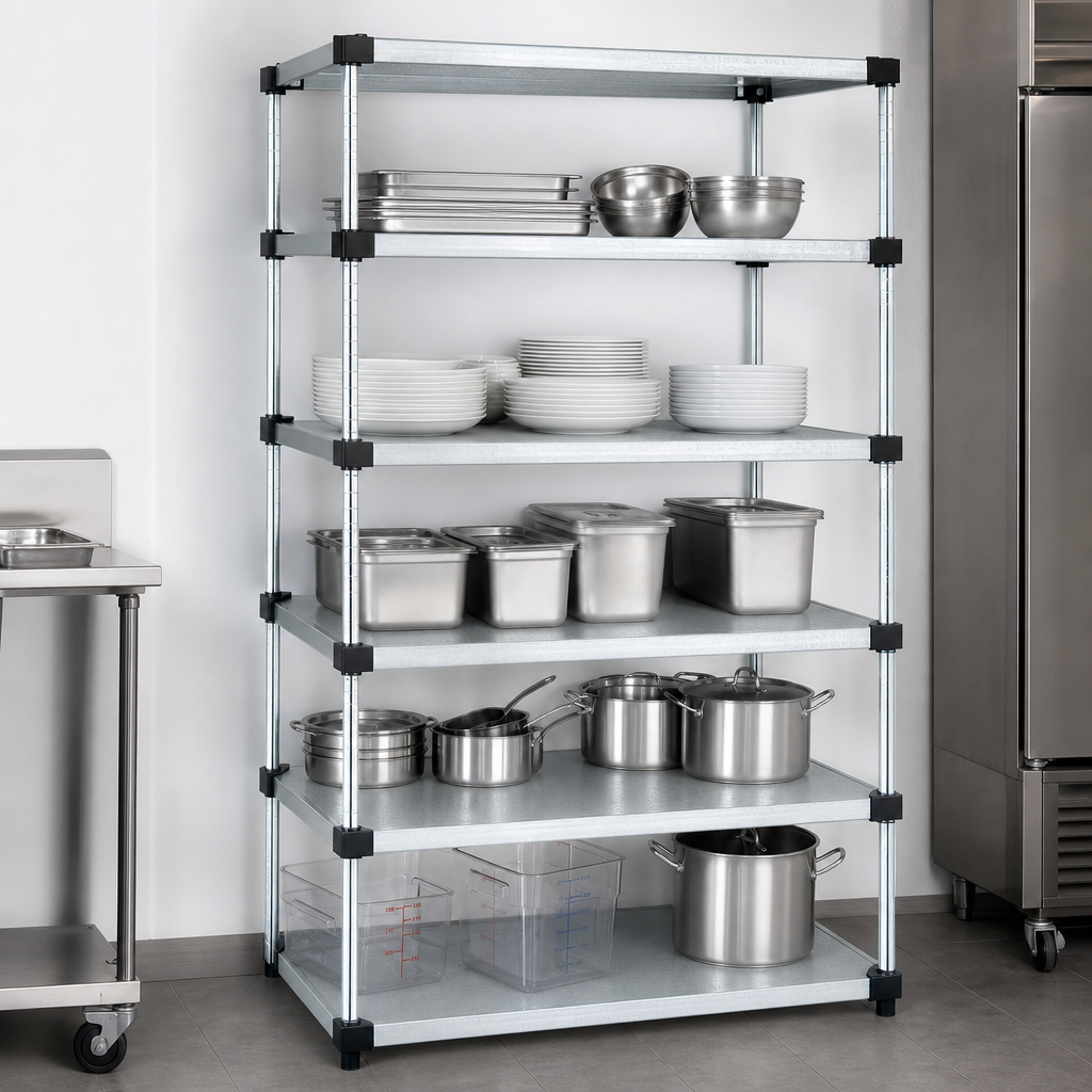 Five Solid Shelves