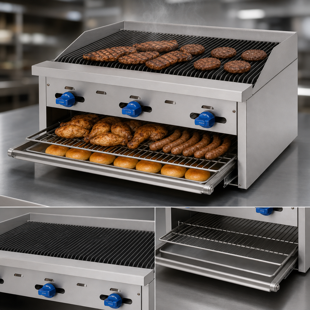 Char-Broiler and Warmer Combination