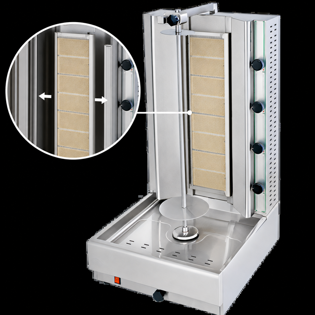 Moveable Rear Heating Element