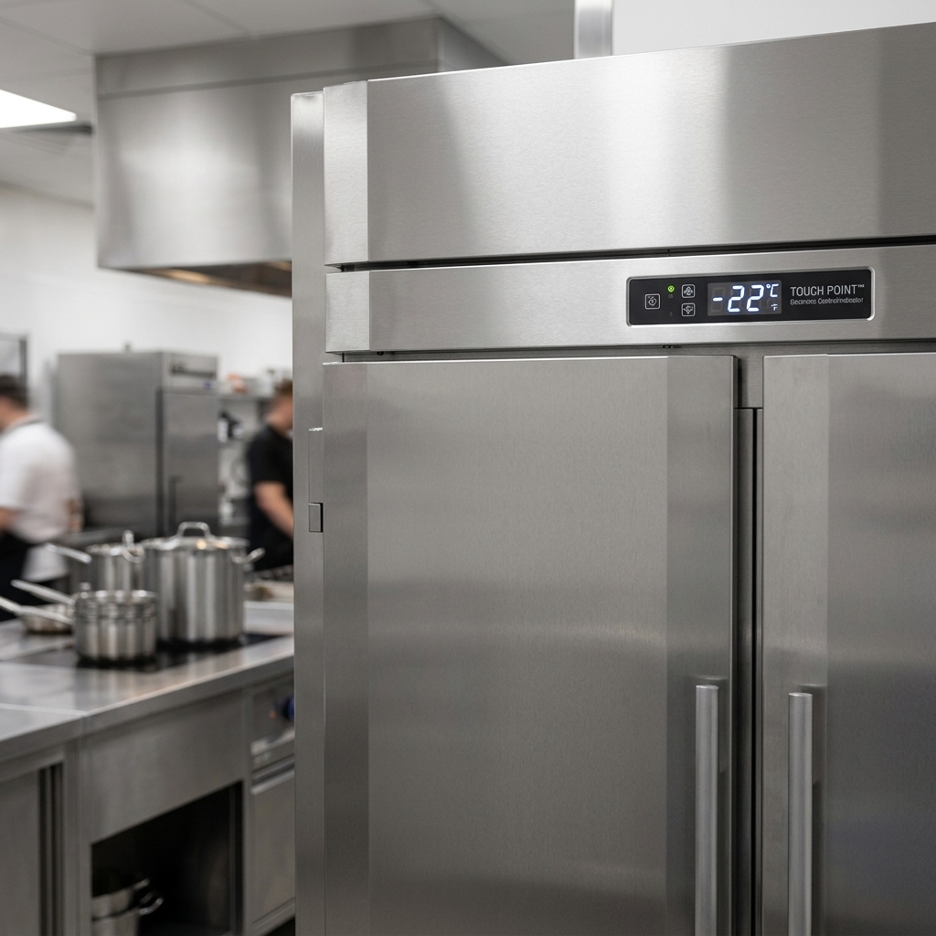 Monitor and adjust your freezer's precise temperature effortlessly with the clear digital display of the TOUCH POINT™ Electronic Control/Indicator.