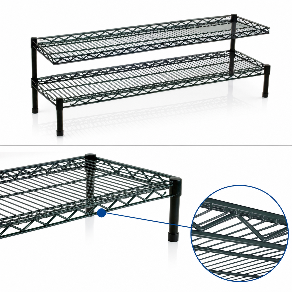 Patented QuadTruss Bottom Shelf