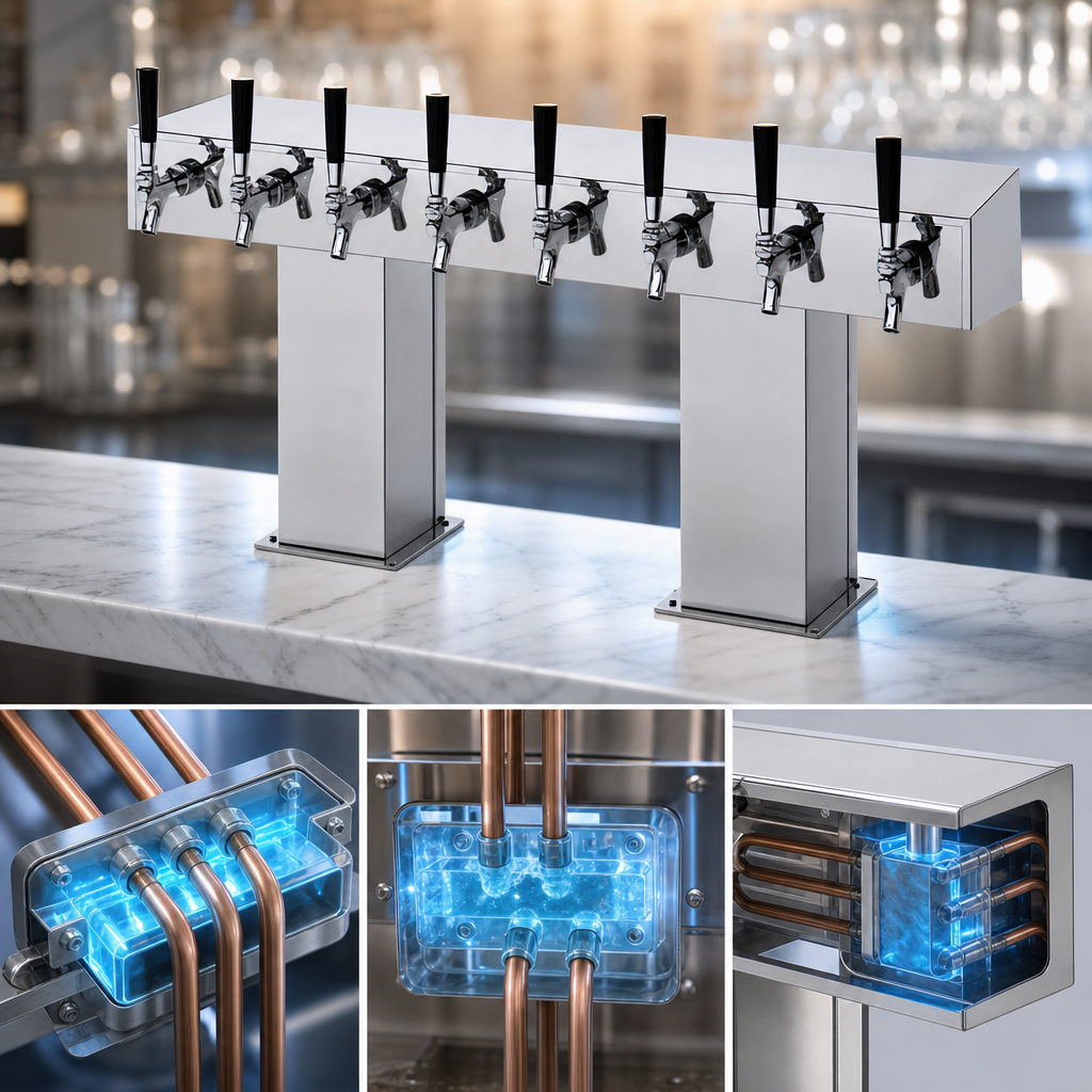 Glycol Cooling System with Cold Block