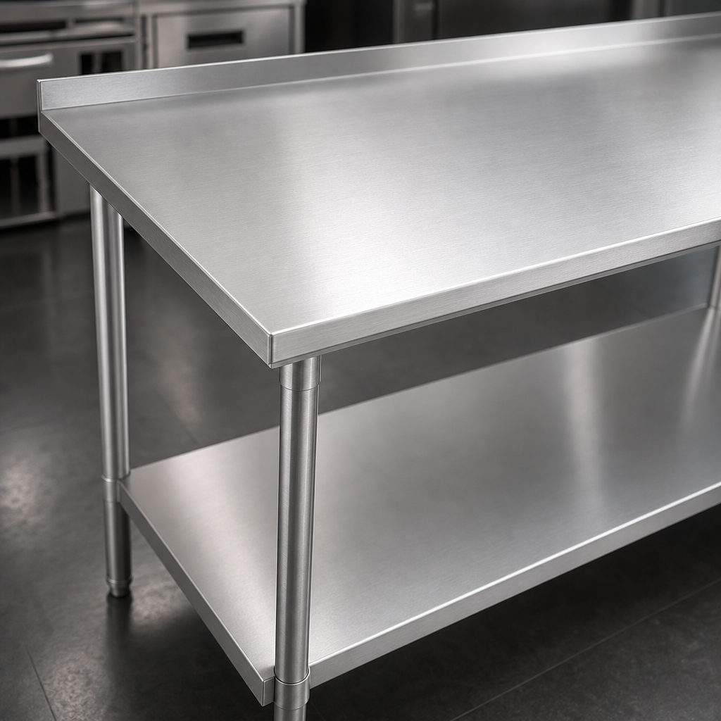 16-Gauge Stainless Steel Top