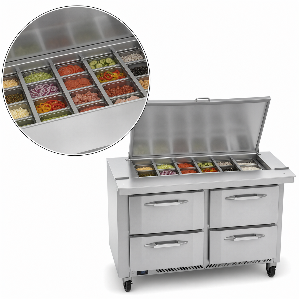 18-Pan Ingredient Rail