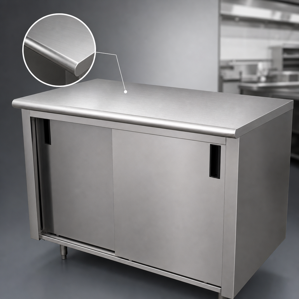 14-Gauge 304 Stainless Steel Top