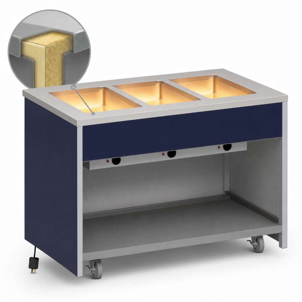 Fully Insulated Hot Food Wells
