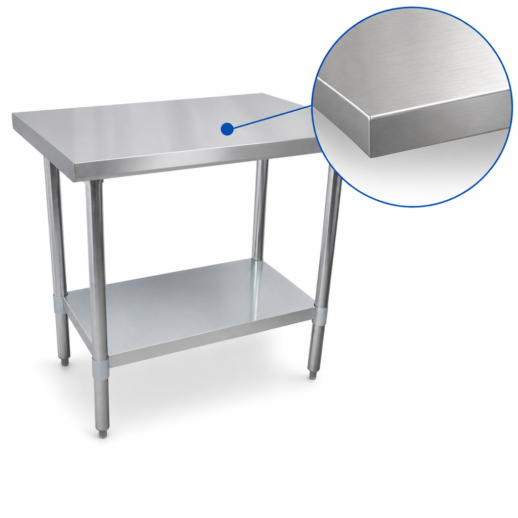 18-Gauge T-430 Stainless Steel Top