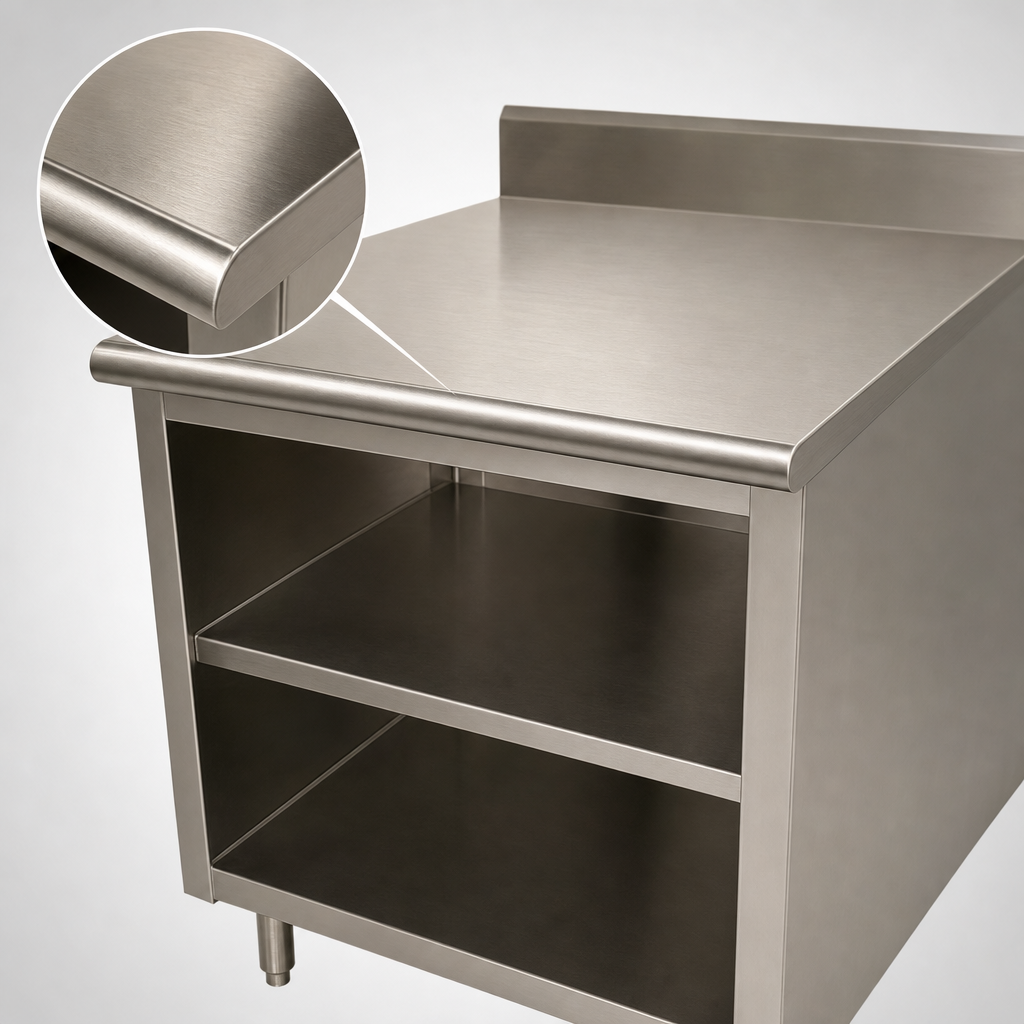 14 Gauge 304 Stainless Steel Top