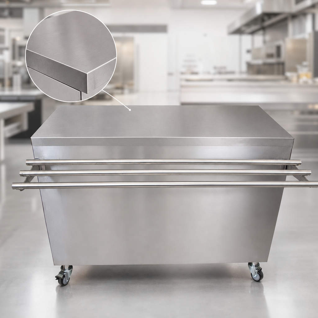14-Gauge Stainless Steel Top
