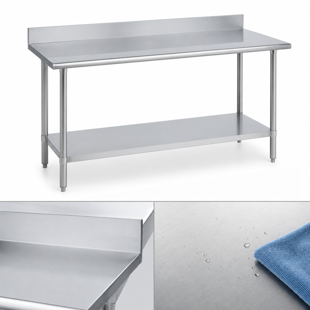 16 Gauge 400 Series Stainless Steel Top