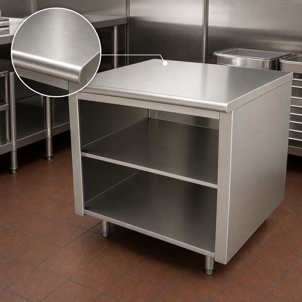 14-Gauge 304 Stainless Steel Top