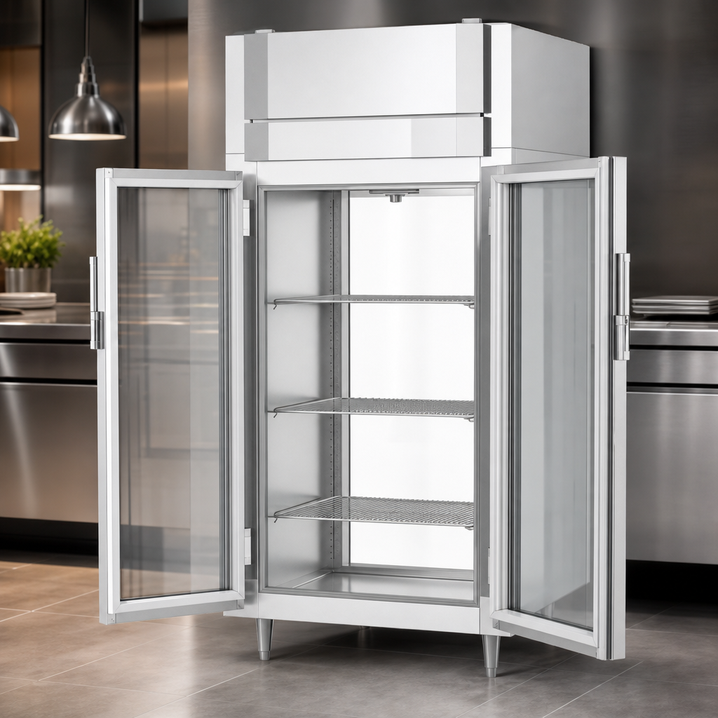 Pass-Thru Glass Door Design