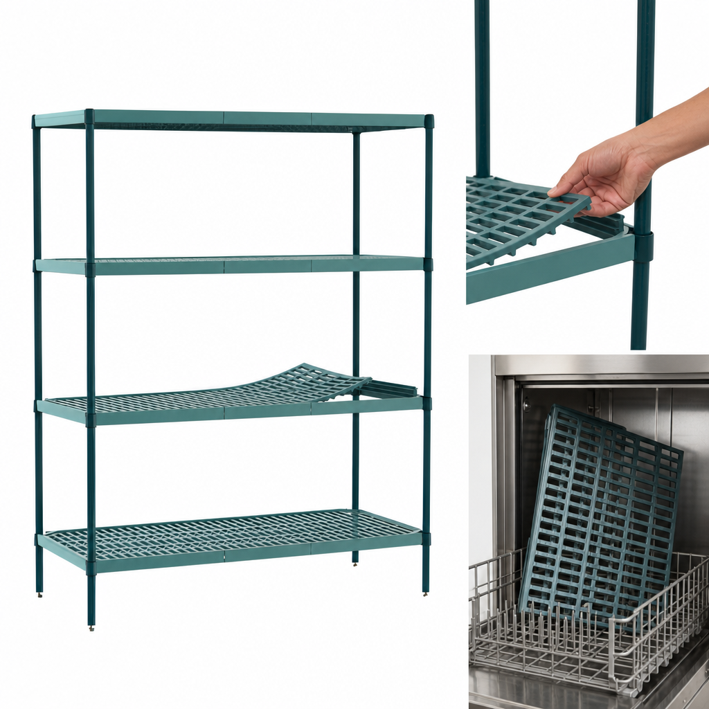 Removable Polymer Shelf Mats