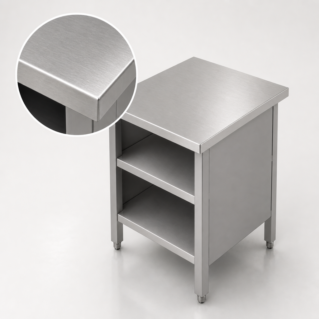 16-Gauge Stainless Steel Top