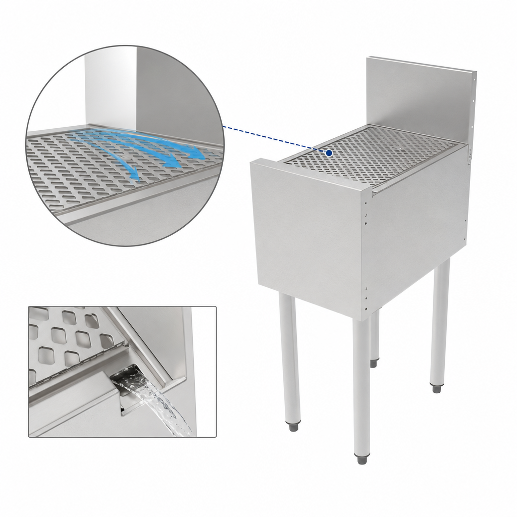 Pitched Drainboard Top
