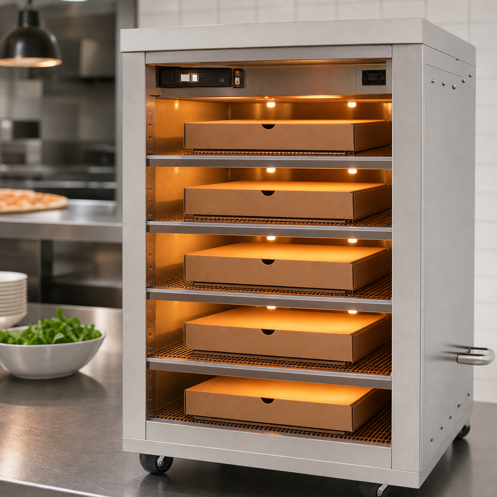 Four Individually Heated Shelves
