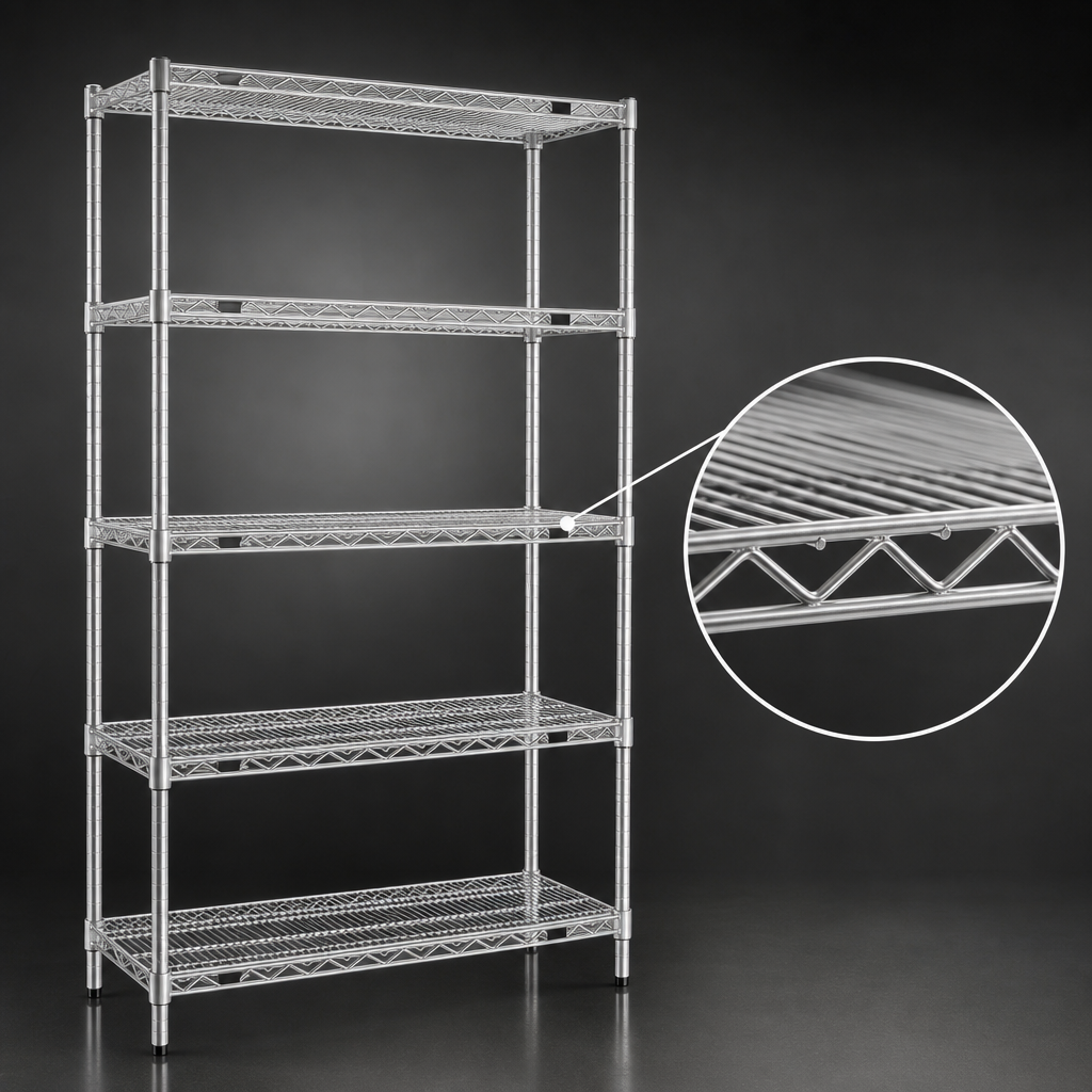 Patented QuadTruss® Shelf Design