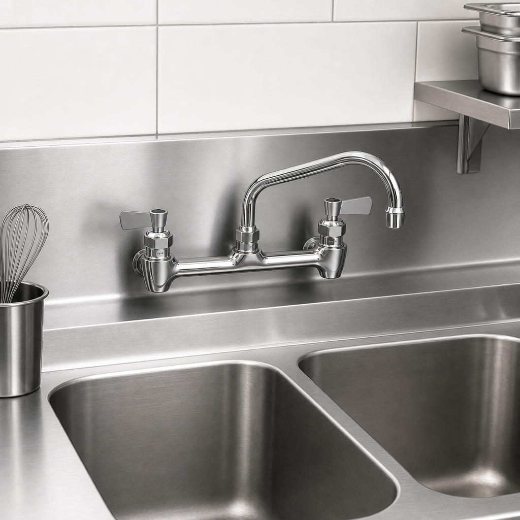 8-Inch Center Backsplash Mount