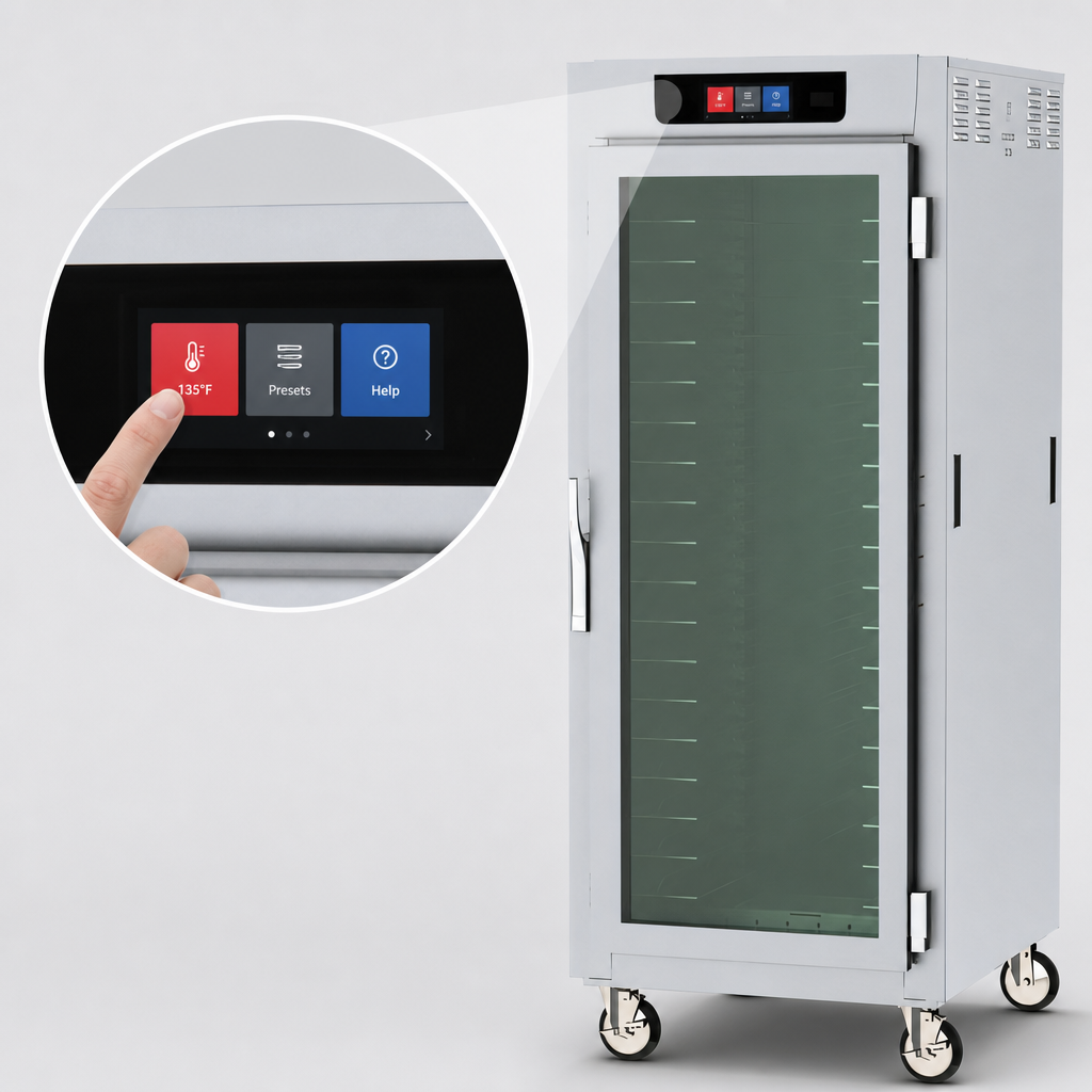 6.8-Inch Touch-Screen Controls