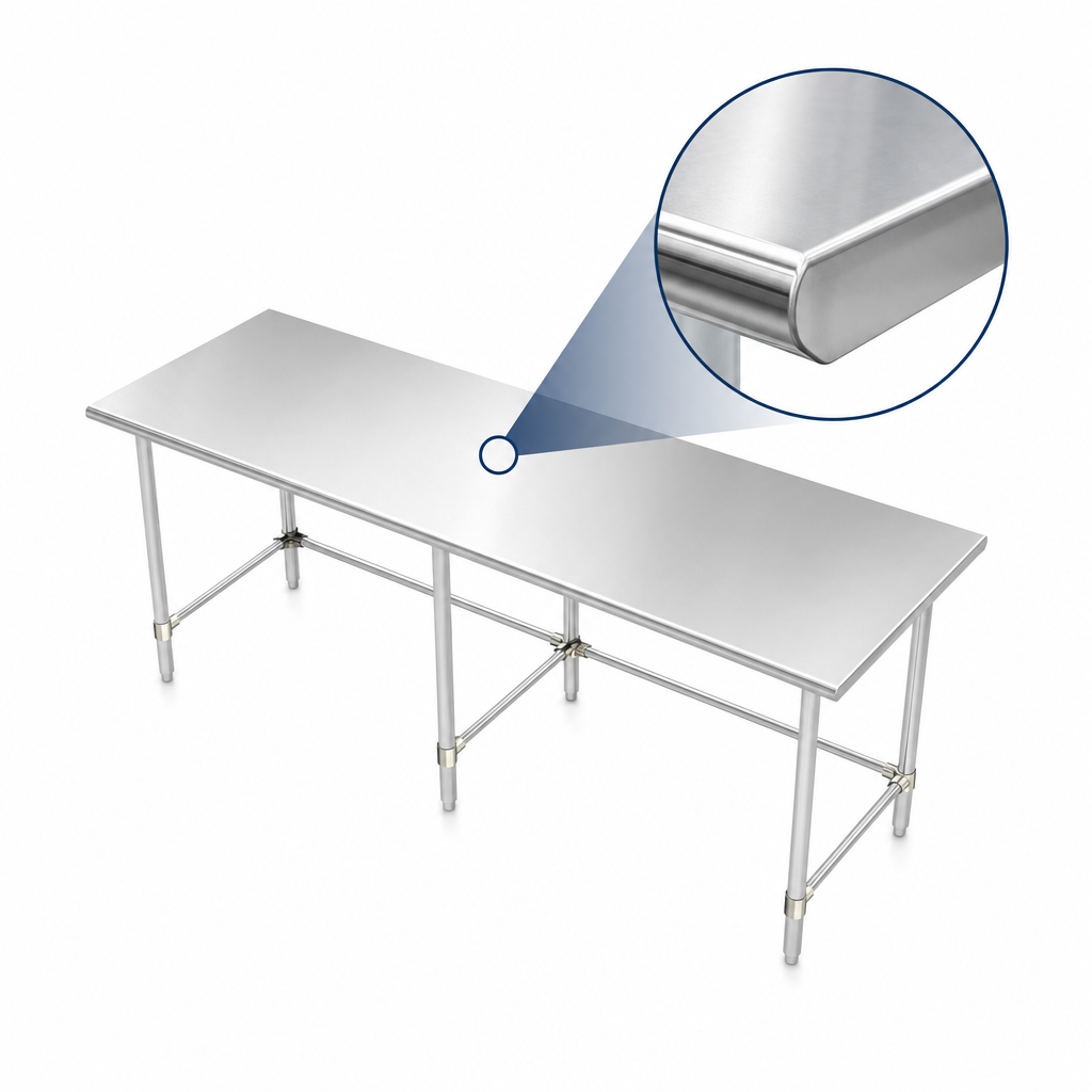 Reinforced Stainless Steel Top