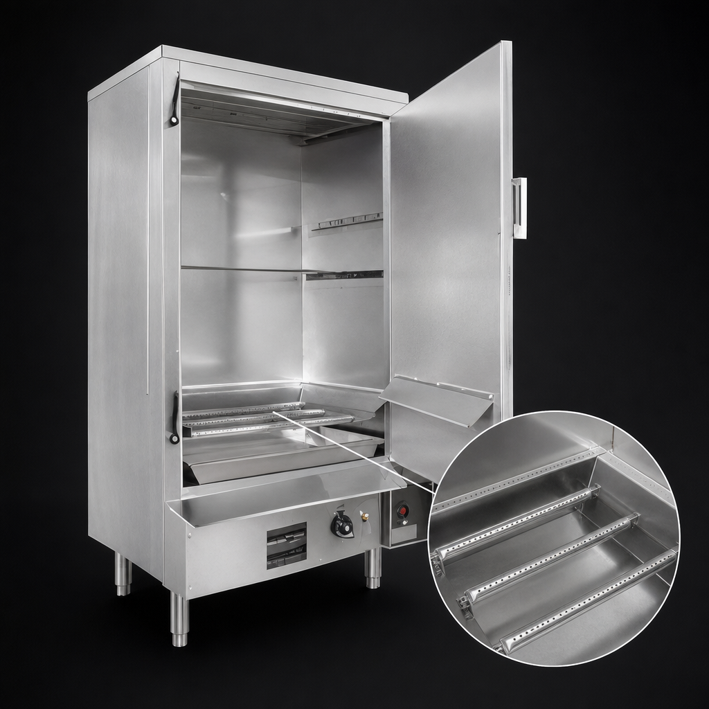 Three Aluminum Tubular Burners
