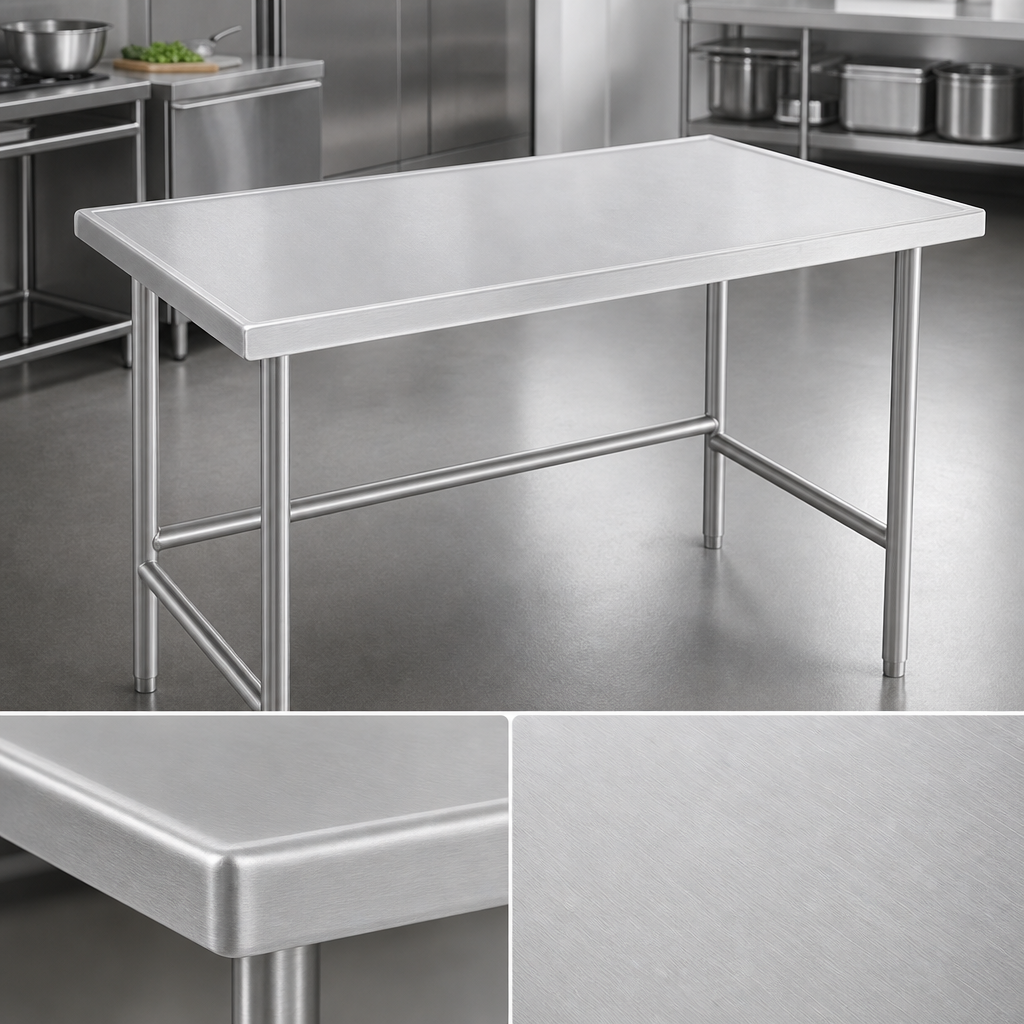 14 Gauge 304 Stainless Steel Top