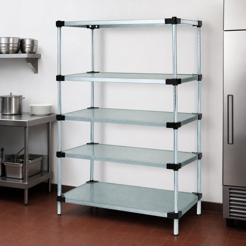 Five Solid Shelves
