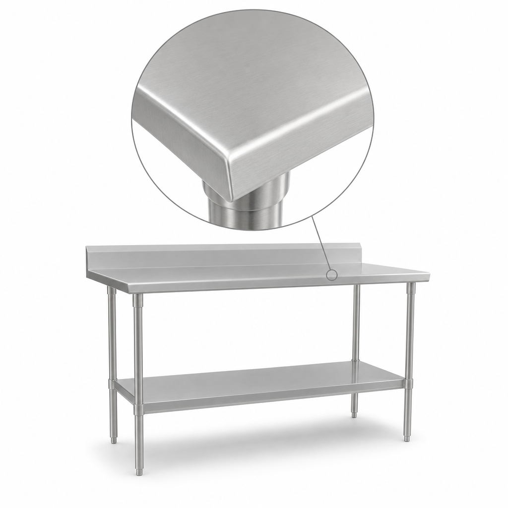 16-Gauge Type 300 Stainless Steel Top