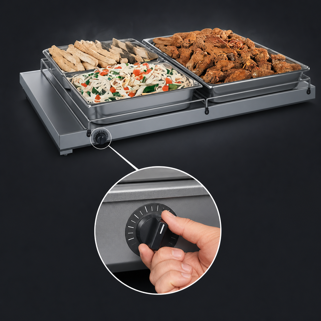 Built-In Adjustable Thermostat