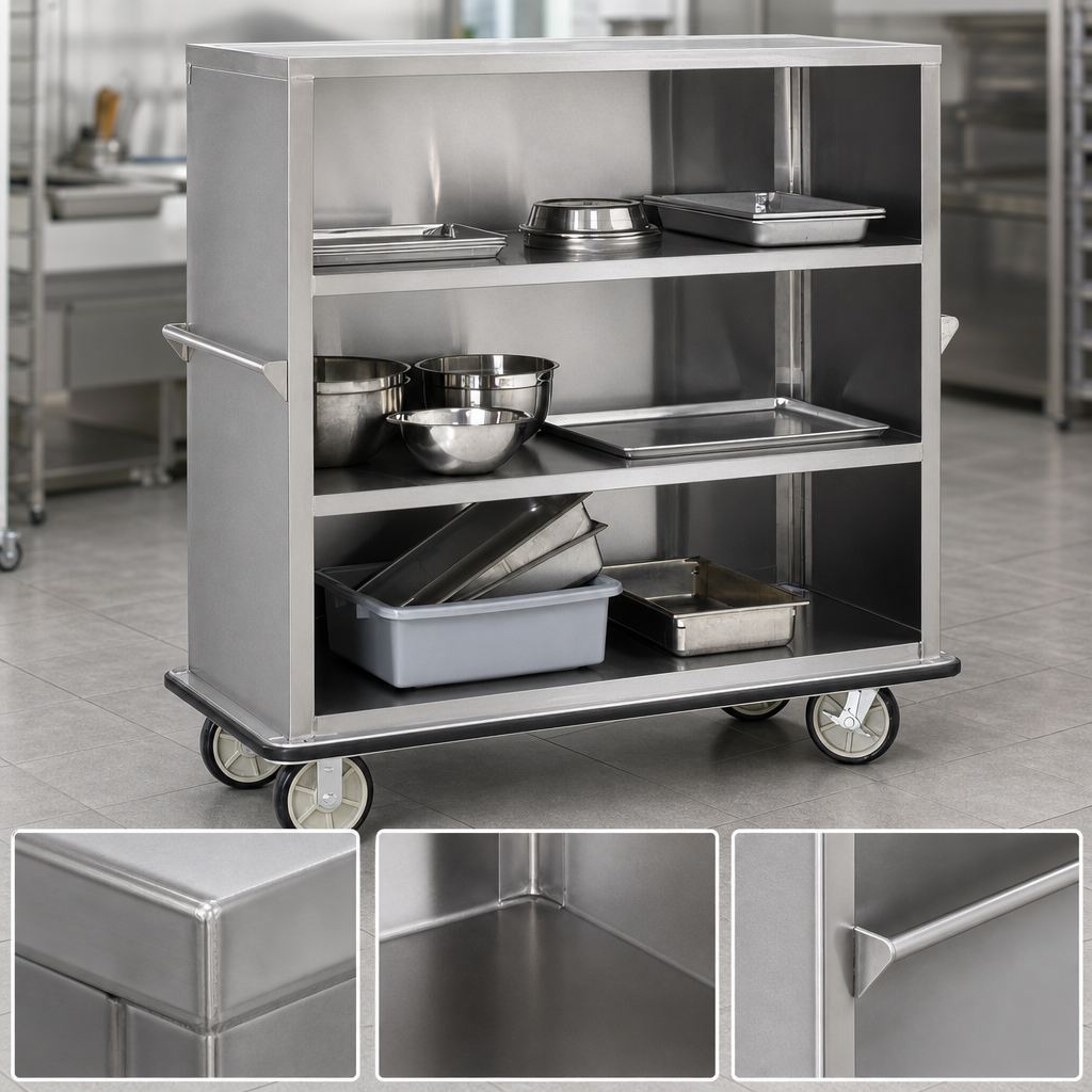 All-Welded Stainless Steel Construction