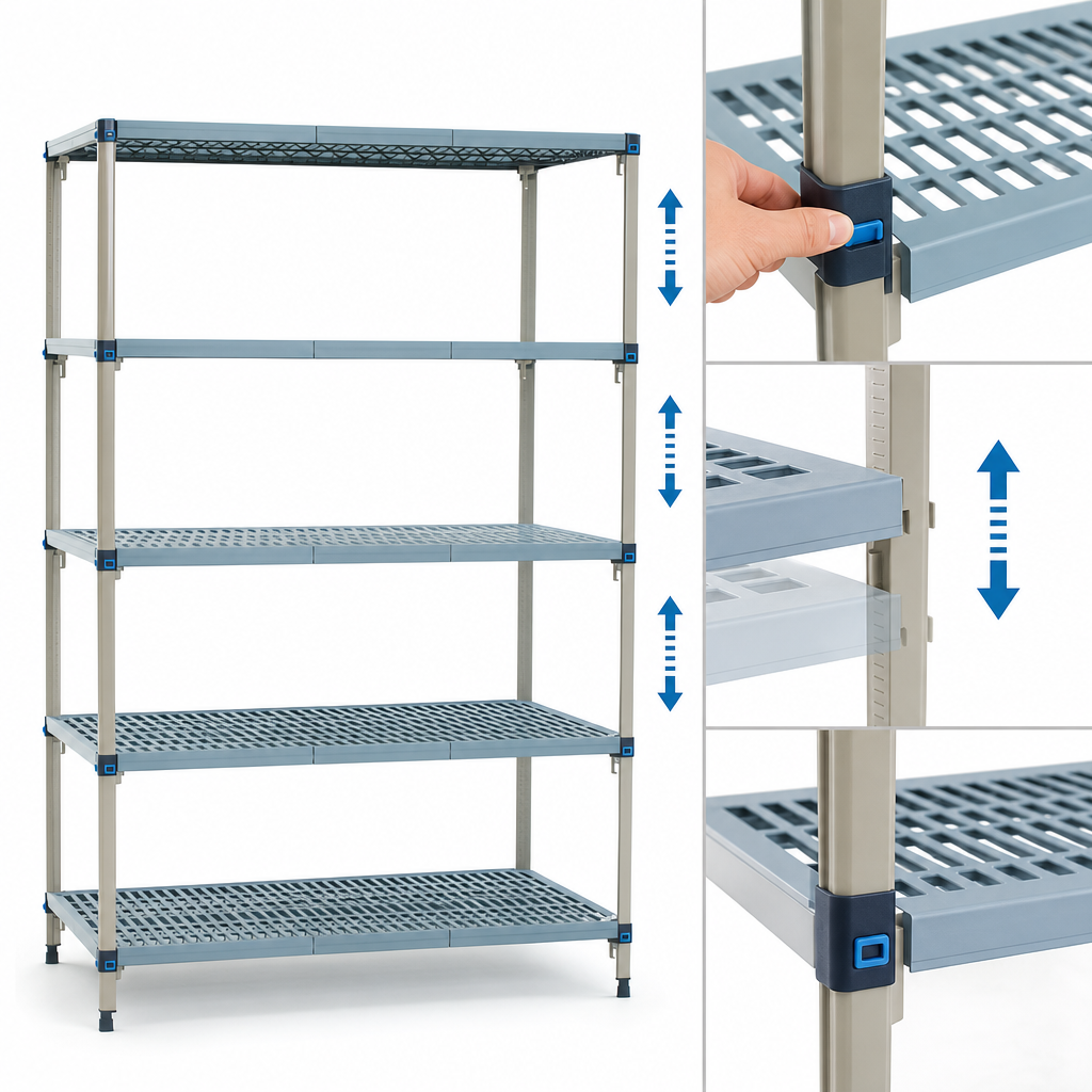 Quick-Adjust Shelf System