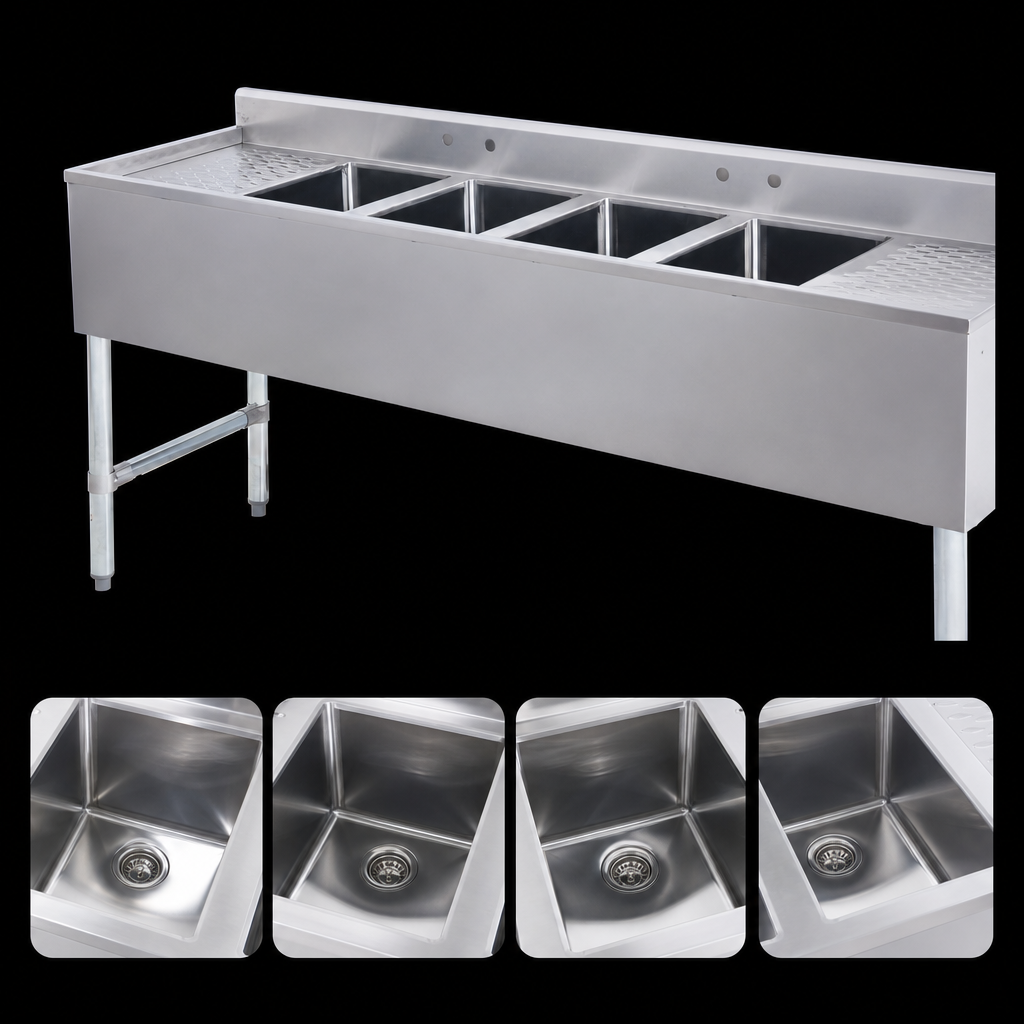 Four-Compartment Basin