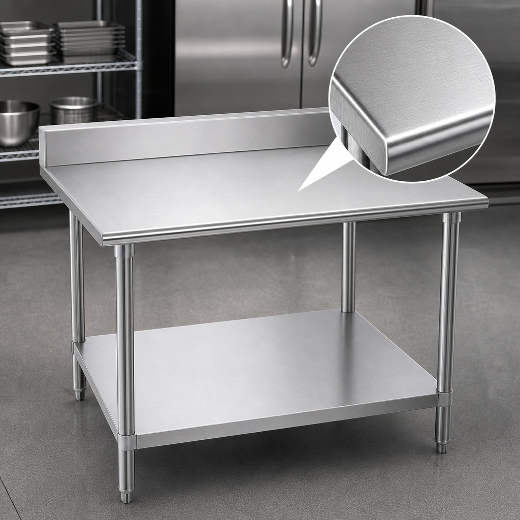 16-Gauge 430 Stainless Steel Top