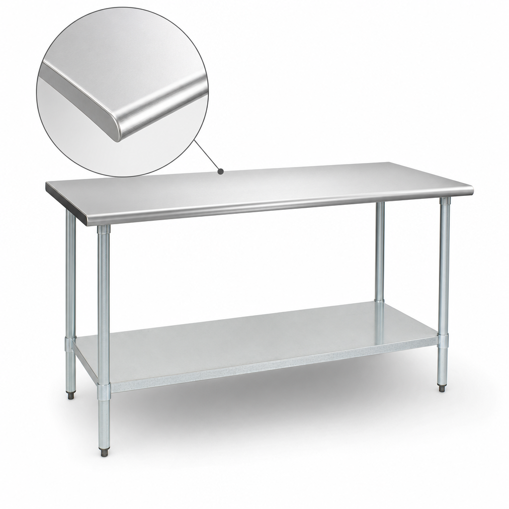 16-Gauge Stainless Steel Top