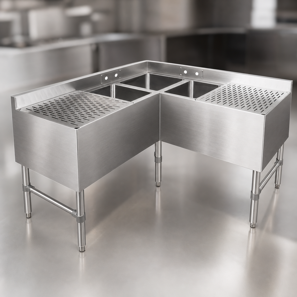 18-Gauge 300-Series Stainless Steel Construction