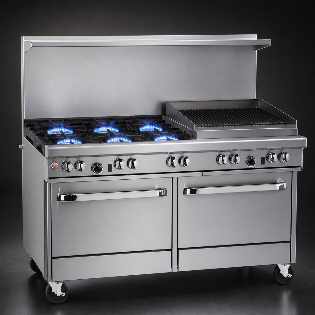 Four Open Burners