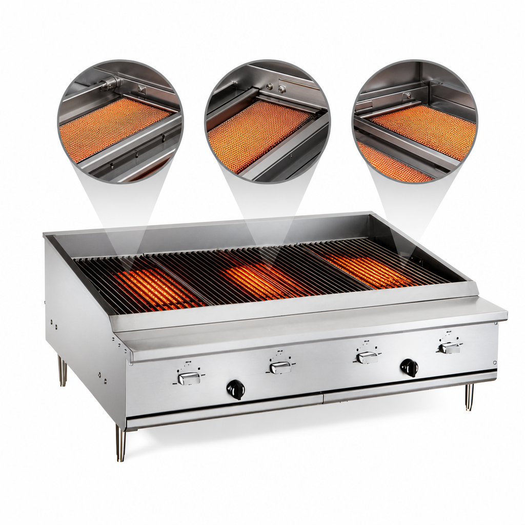 Three-Zone Infrared Burner System