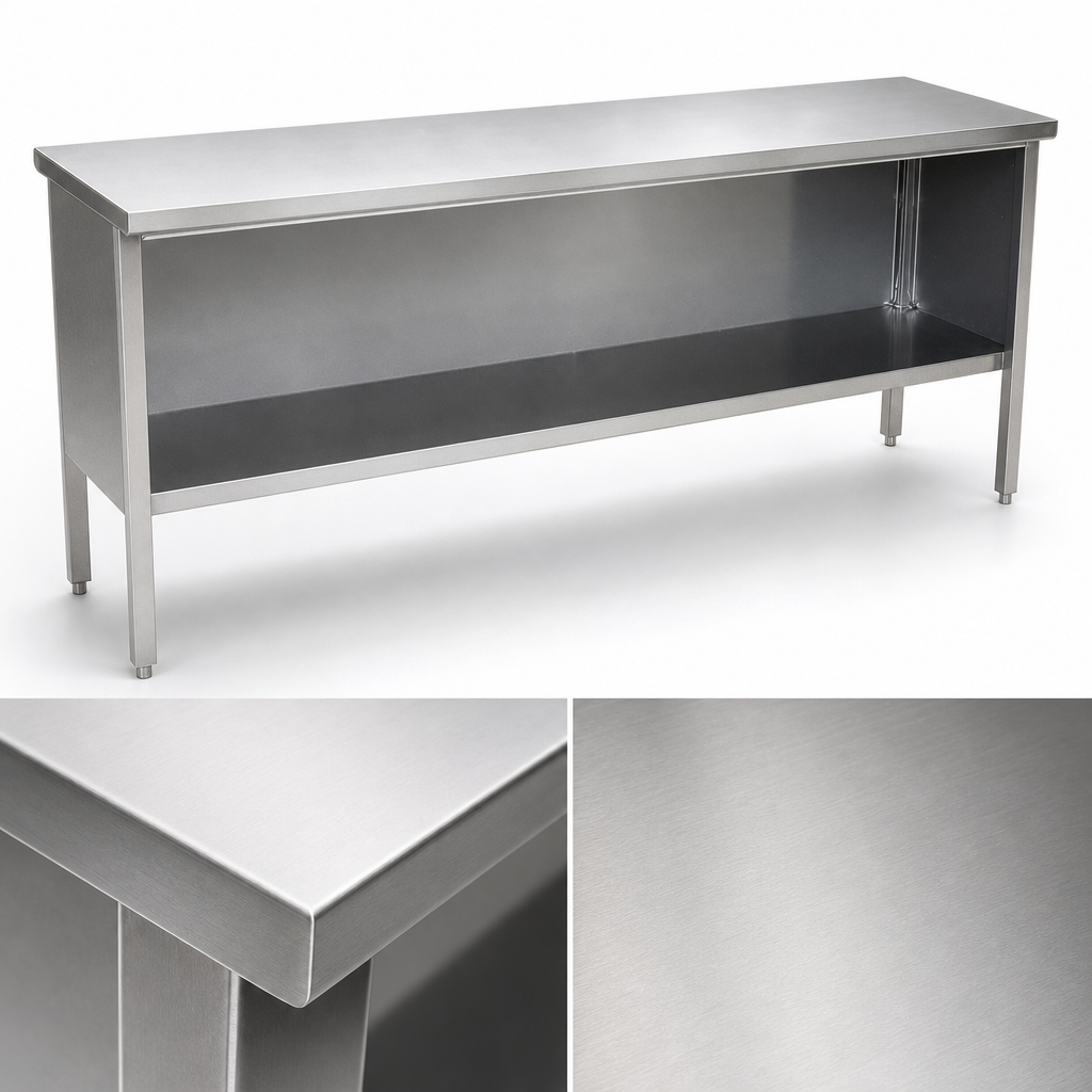 14-Gauge Stainless Steel Flat Top