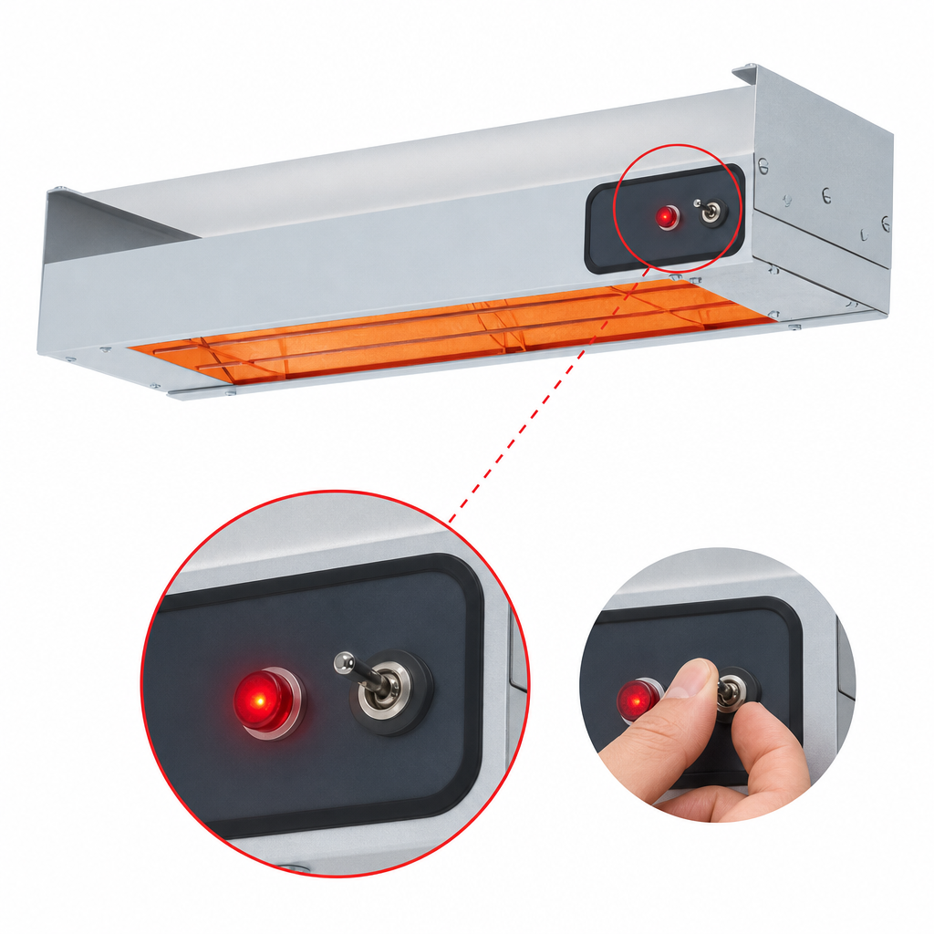 On/Off Toggle Switch with Indicator Light